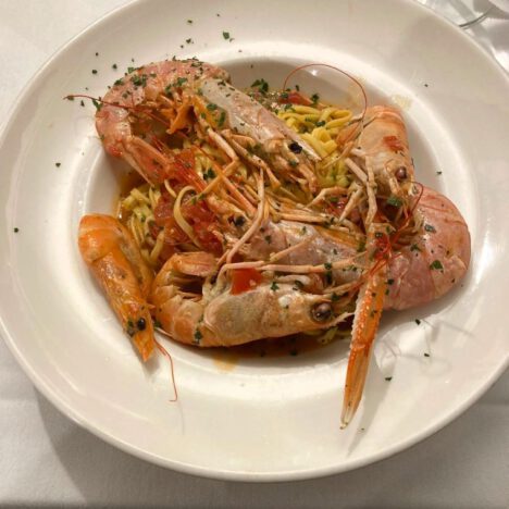 Pasta Frutti di Mare in Ligurien, ligurische Küche