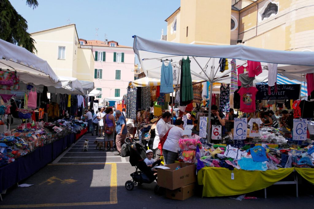 Markt in Imperia