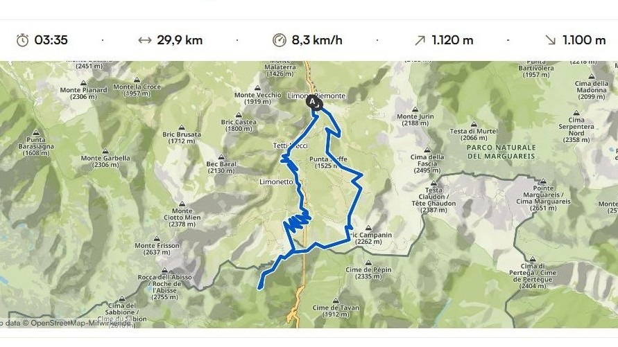 Ab Limone zur Via del Sale